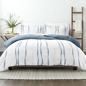 Pattern 3PC Duvet Cover Ultra Soft Easy Care Wrinkle Free by Kaycie Gray