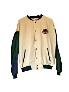 Vintage Jurassic Park Bomber Jacket XL White 1992