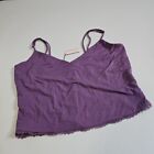 NEW NWT Victorias Secret Lingerie Top Sleepwear Intimate Cropped Lace Back