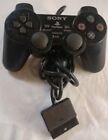 Sony PlayStation 2 Wired DualShock Controller Black Untested