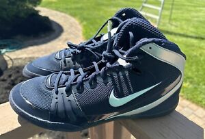 2016 Nike Freek Wrestling Shoes Size 15 Solid Blue/Silver New Without Box Rare
