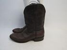 COWTOWN Mens Size 11 EE Brown Leather Bullhide Cowboy Western Boots
