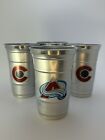 (4 Pack) COLORADO AVALANCHE Aluminum 4.75'' Stadium Cup - Official Ball Arena