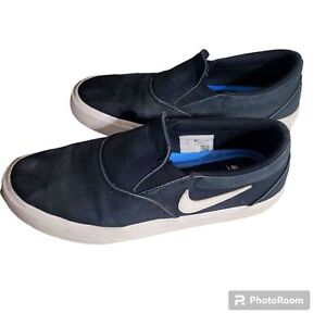 Nike Men's Black SB Charge Slip-On Shoes Sneakers Size 9