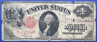 1917 One Dollar $1 Bill Large Size United States Note Red Seal Circulated #73520