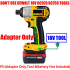 1x Dewalt 18V Ni-CD Tools Adapter For PORTER-CABLE 20V Li-Ion Battery w/USB PORT
