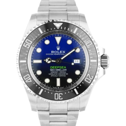 MINT Rolex Sea-Dweller Deepsea James Cameron Blue Black Steel 44mm Watch 126660