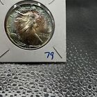 1986 KEY DATE American Silver Eagle Monster Toned Naturally Vivid Colors