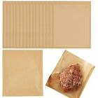 100 Pieces Bakery Bags With Front Window Grease Resistant Paper Bags 7.1x7.5 Inc