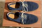 BASS Men’s Size 13 Blue Suede Shoes Lace-Up Dress Casual in original box