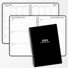 2024 Planner Weekly Monthly Academic Calendar Spiral 5.7