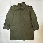 Belgian Army M89 Green Jacket Military Trench Coat Parka Rain Water Resistant