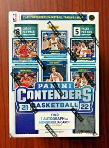 2021-22 Panini Contenders NBA Basketball Cards Blaster Box Sealed 1 AUTO or MEM