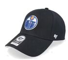 NWT 47 Brand Mvp Edmonton Oilers Black Strapback Clean Up Cap Hat