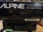Alpine 7525, Cassette Tape Car Stereo Radio, with Cd Changer With Box