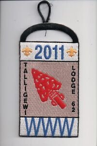 2011 Lodge 62 Talligewi OA patch