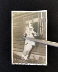 Antique 1917 Young Man in Clown Costume Died a Year Later VTG Halloween Photo
