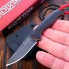 Rough Rider Survival Fixed Blade Knife With Kydex Knife Neck Sheath