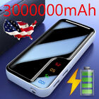 Power Bank 3000000mAh 2 USB Backup External Battery Charger Pack for Cell Phone
