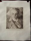 ANDERS ZORN Etching GULLI II, Pencil-signed by artist