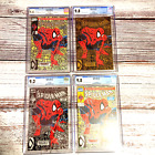 Spider-Man #1 CGC Graded. Editions: Platinum 9.4, Silver 9.2, Gold/Green 9.8's.