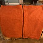 Crate & Barrel Cushion Covers Set Of 2 Copper Color 23” x 23” Modern Square New