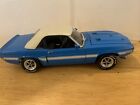 *RARE* Ertl 1/18 - 1969 Ford Mustang Shelby GT 350. *Grabber Blue - #4810
