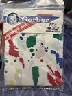 Paintbox Critters Portable Crib Sheet  Primary Colors Bedding 24” X 38” Cotton.