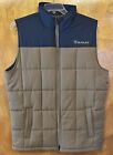Ariat Men's LG-Tall Cub Navy Crius Insulated Puffer Vest Conceal Carry 10037545