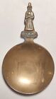 Antique 1850's Jenny Jones brass tea caddy spoon 3 inches