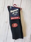 Hanes Black Socks Bill Blass Casual Size 10-13 Cotton Lycra Vintage