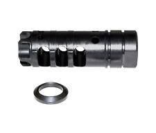 5/8''x24 TPI Thread All Steel Competition Muzzle Brake For 6.5 Creedmoor