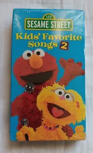 Sesame Street Kids' Favorite Songs 2 VHS 2001  BRAND NEW SEALED