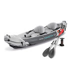 Intex Dakota K2 2 Person Vinyl Inflatable Kayak with Oars and Pump (Open Box)