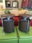 New ListingSet Of 2 Vintage 60’s 70’s ZENITH Z565 Circle Of Sound Speaker Pair Working 13”