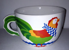 FTD Chicken Soup Mug, Coffee Cup, Ceramic Bowl 16 oz - Rooster Planter - Good