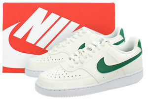 Nike Court Vision Shoes, Low Next Nature Women's Sneakers, FQ8892 Ivory & Green
