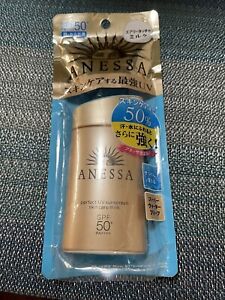 NEW Anessa Perfect UV Sunscreen Skincare Milk SPF50+ PA++++ 60ml Made in Japan