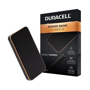 Duracell Every day Slim Power Charge 10 Power Bank Phone Power Bank USB-C USB-A