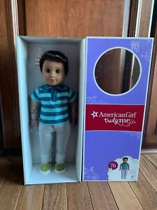 RARE American Girl Truly Me#76 Boy Doll Med Skin Brown Hair and Eyes NRFB