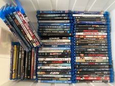 Lot of 65 Blu-ray Movies (Only contains the Blu-ray Discs-No DVDS) Working
