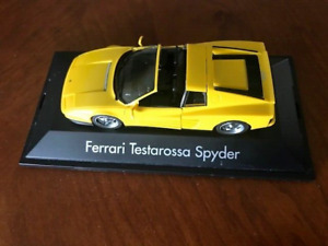 Herpa Ferrari Testarossa Spyder Car Yellow 1/43 Scale - Free Postage
