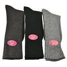 Women's Colored Ribbed Turn cuff Acrylic Socks 3 Pair Pack Socks, Socks For Mom