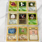 Binder Page Collection Lot HOLOS! Pokemon Cards 🔥 WOTC, Vintage 1999 Awesome