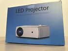 LED Projector; Generic White; Adjustable Focus Knob; Up to 176