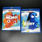 Disney Pixar Finding Nemo & Finding Dory (Blu Ray / DVD) 2 Movie Bundle TESTED!