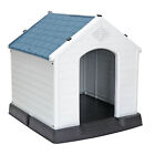 Blue Roof Insulated Dog House Large Waterproof Dog Kennel Shelter Indoor Outdoor
