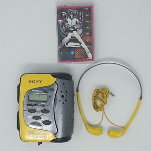 New ListingSony Sports Walkman WM-FS473 Cassette Tape Player AM/FM Radio W OEM Headphones