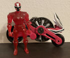Power Rangers Samurai Red Disc Cycle Motorcycle Bandai With figure MMPR