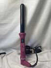 NuMe Curling Iron Wand Hair Tool Pink & Black Reverse 13mm -25mm Tested